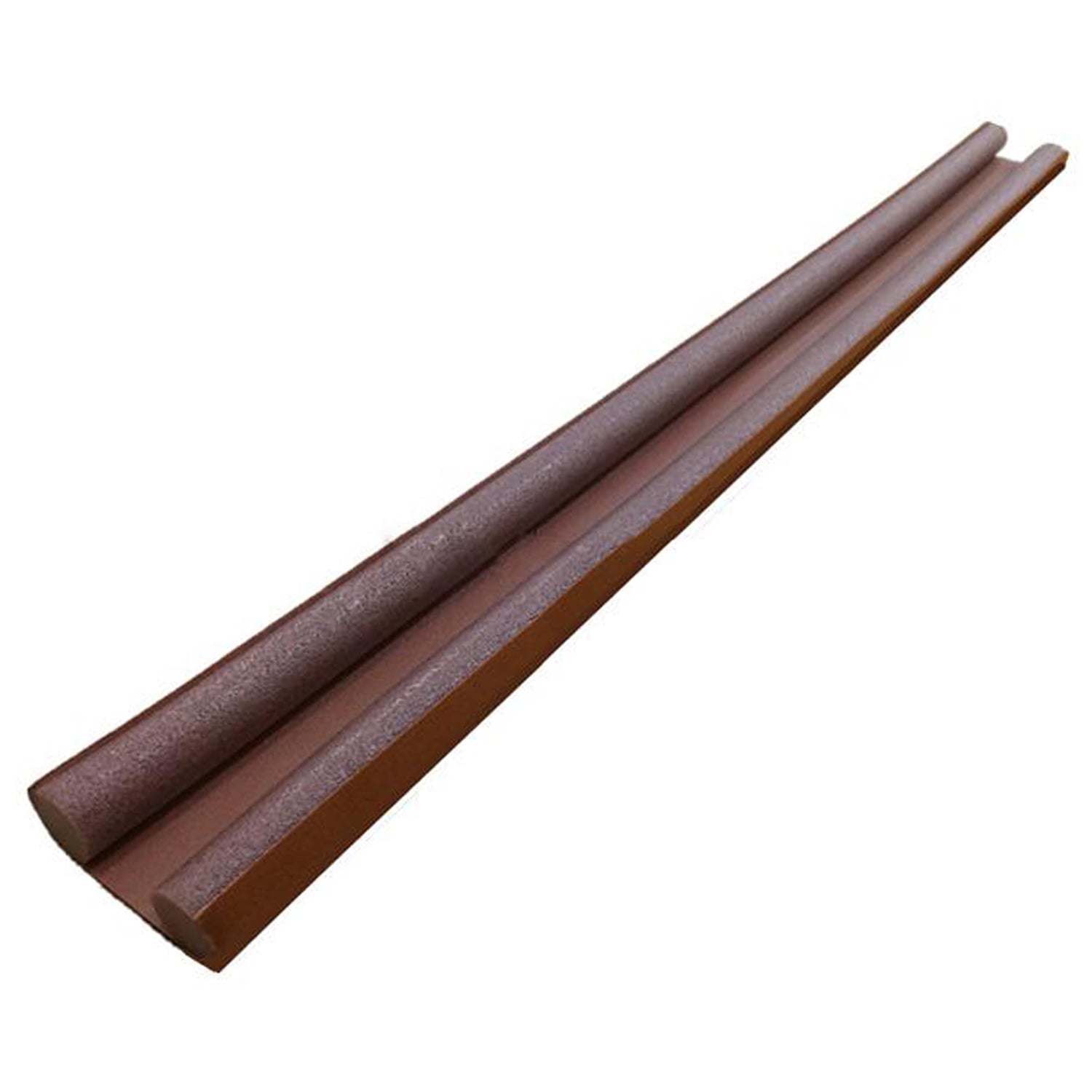 Twin door draft stopper with fabric cover Twin door draft stopper with fabric cover